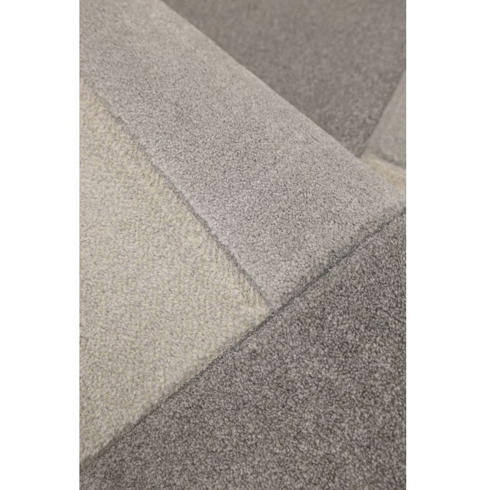 Homemaker Newport Grey Big Blocks Rug 160 x 230cm Image 4