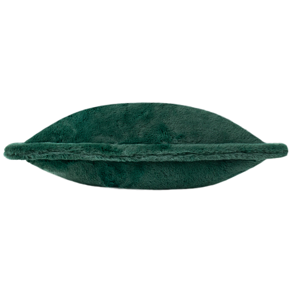 Furn Kallu Needle Green Faux Fur Cushion 55 x 55cm Image 3