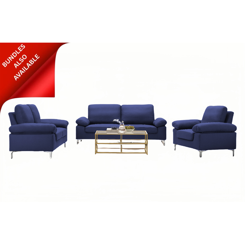 Kosy Koala Blue Fabric Armchair Image 5