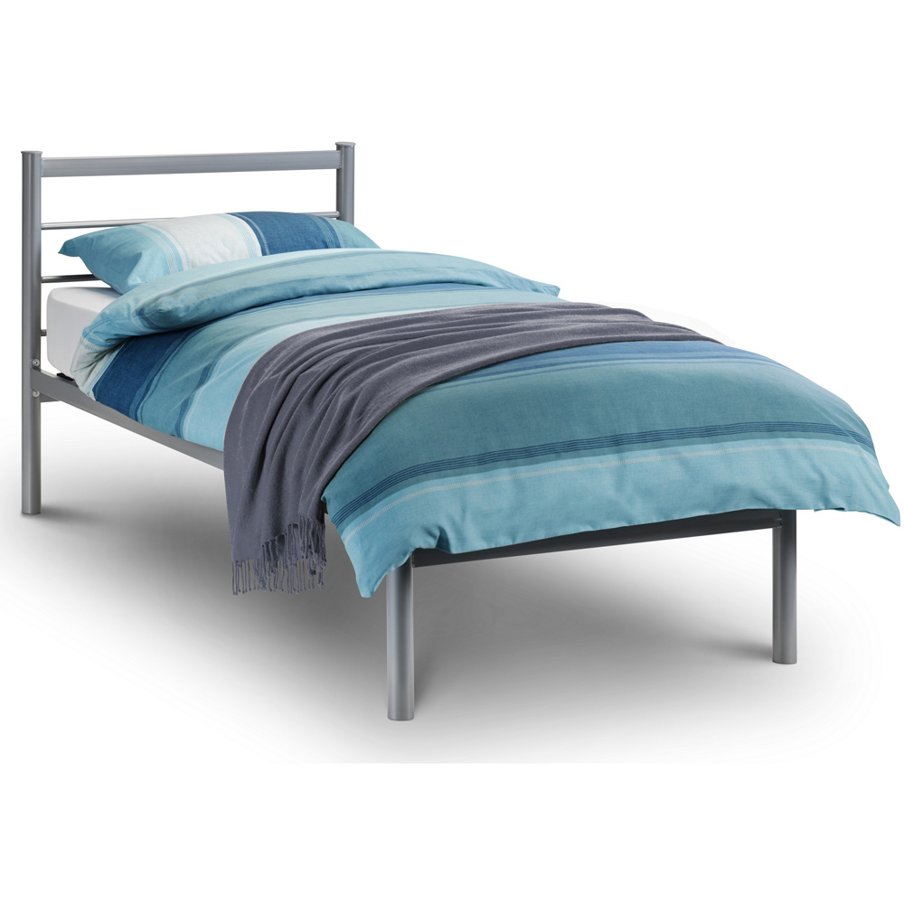 Julian Bowen Alpen Double Aluminium Effect Bed Frame Image 2