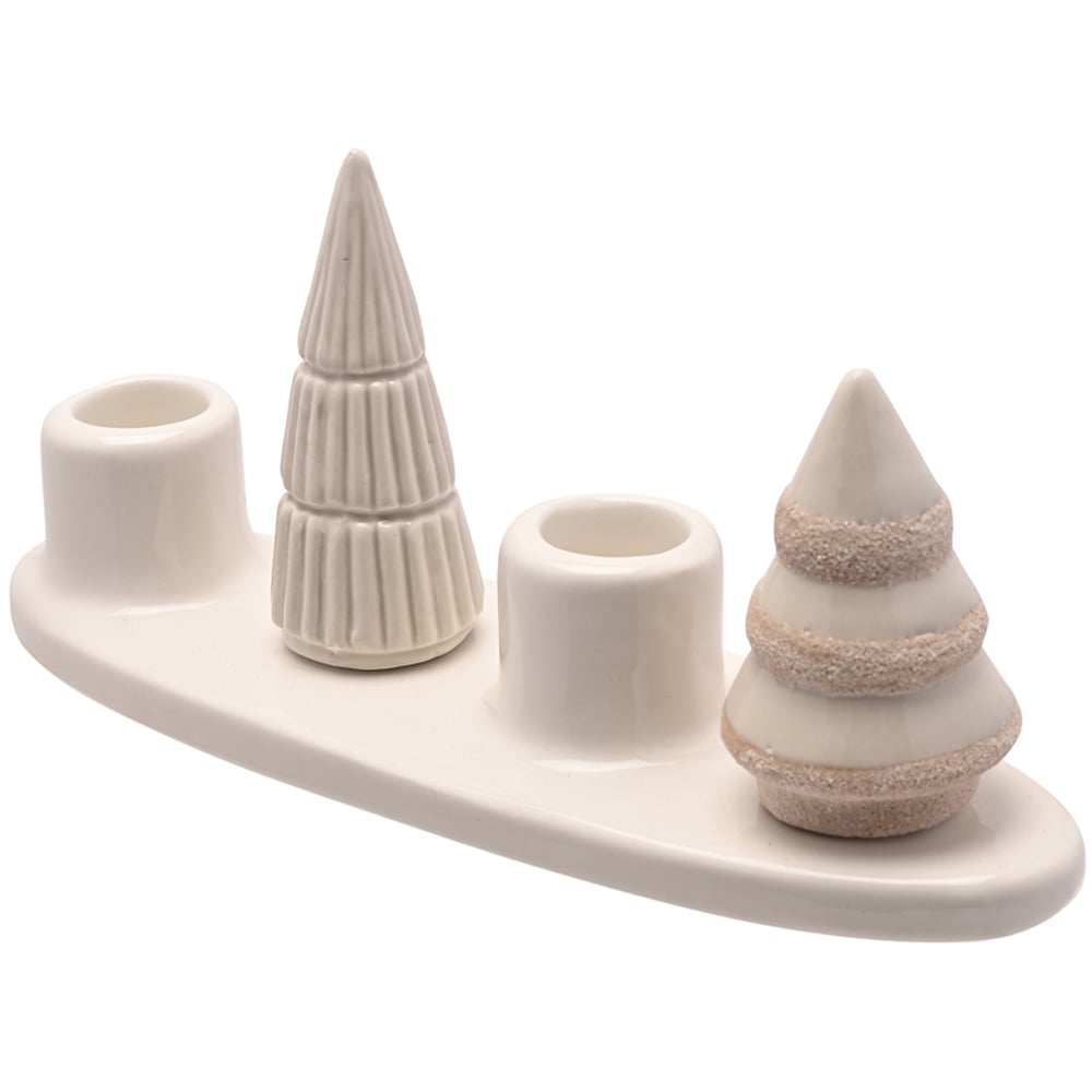 The Seasonal Gift Co. Christmas Tree Taper Candle Tray Image 4