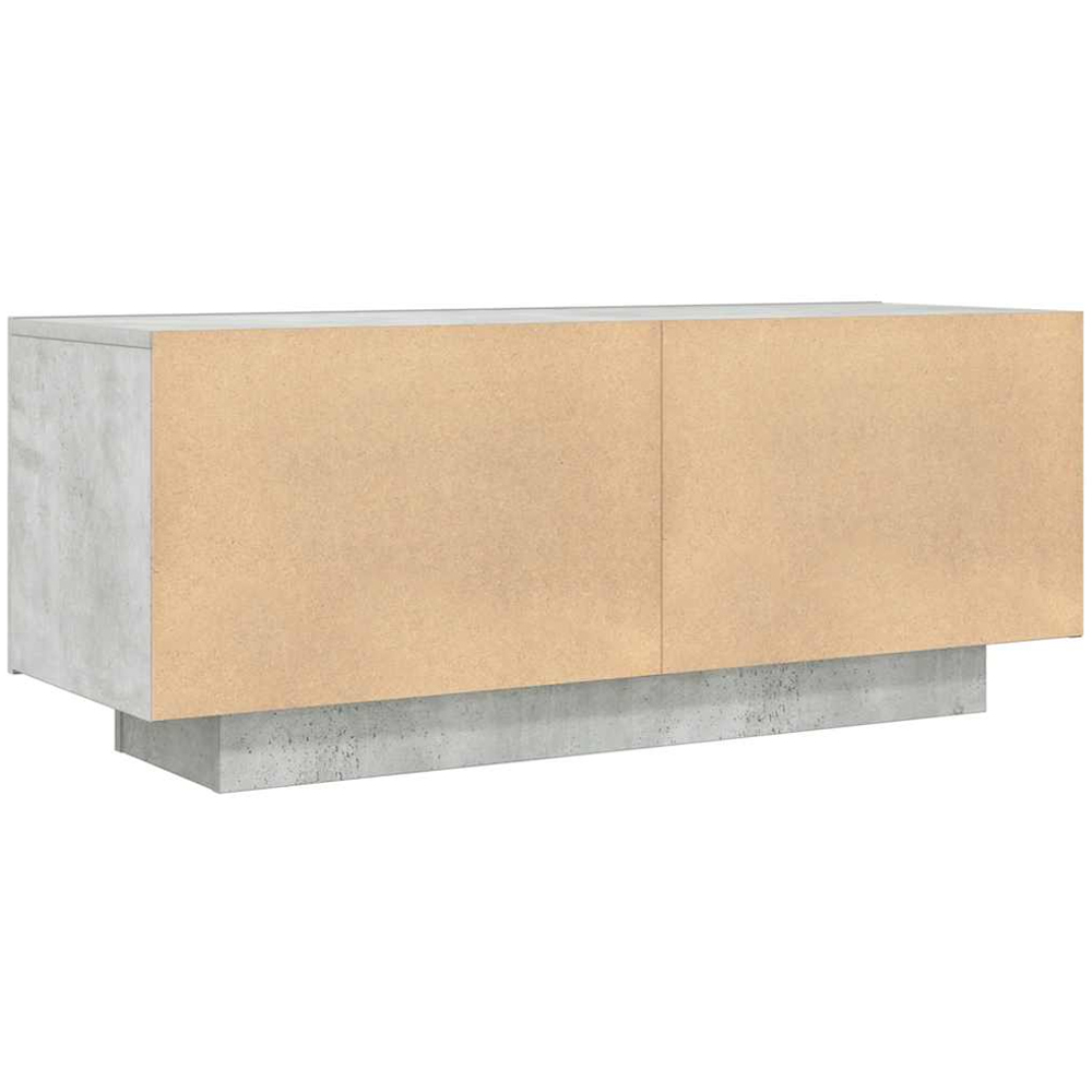 vidaXL 2 Door Concrete Grey TV Cabinet Image 5