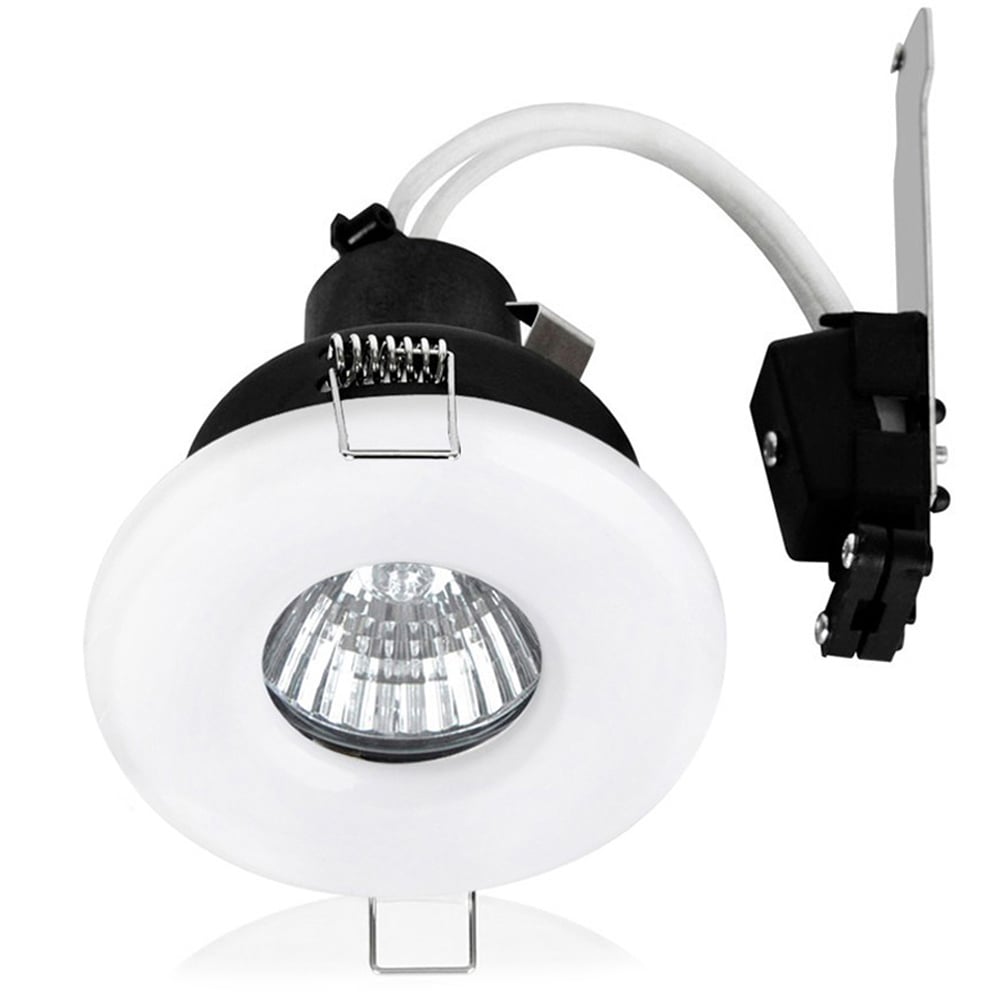 ValueLights White Warm White LED Ceiling Downlight 4 Pack Image 1