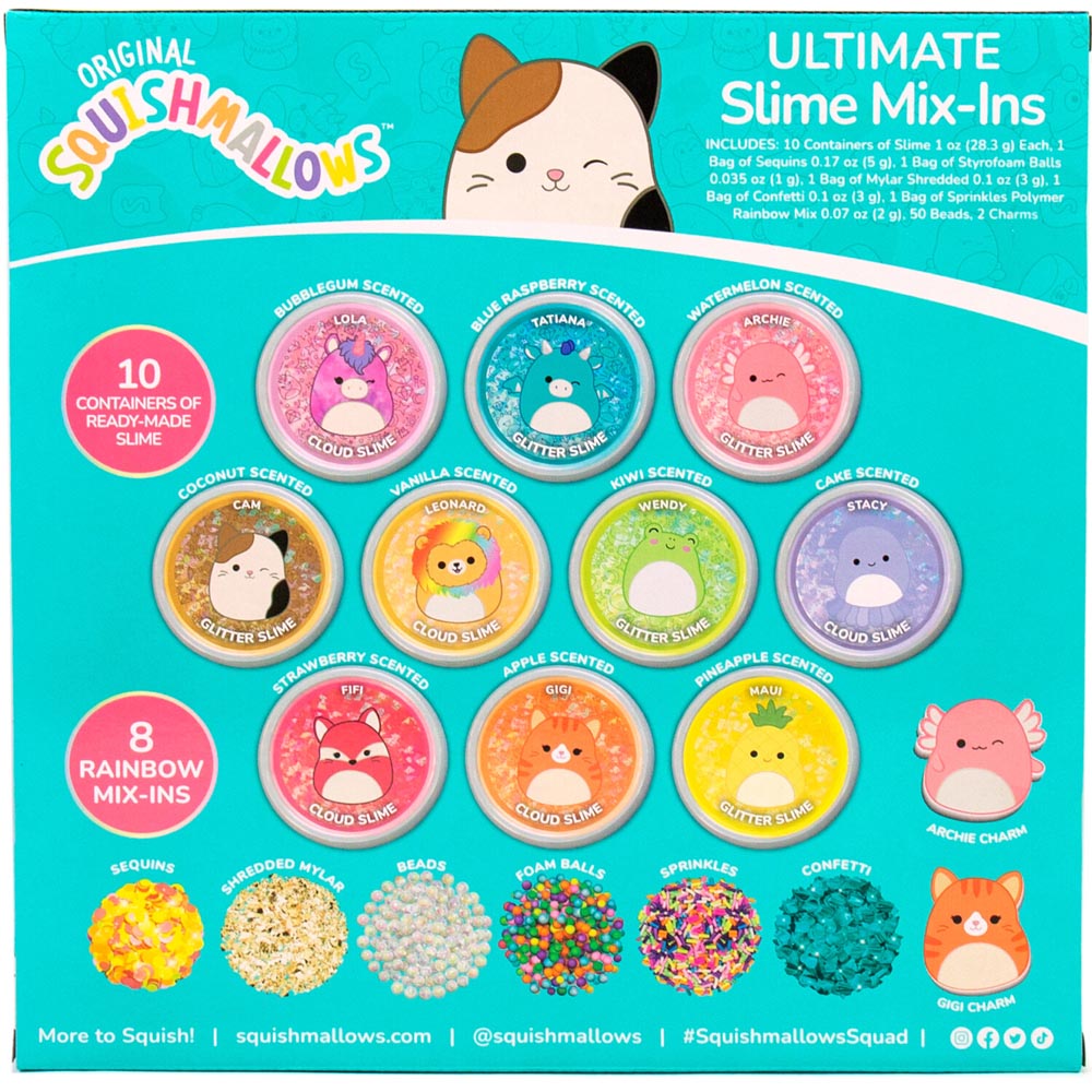 Squishmallows Ultimate Slime Mix Ins  - Blue Image 9