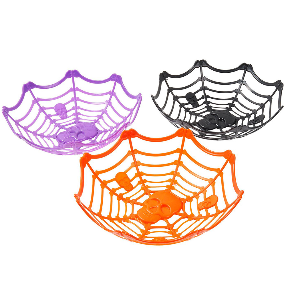 Halloween Skull Web Basket Multicolour Image 1