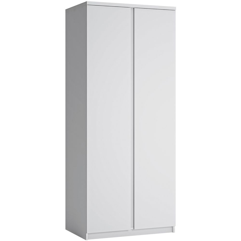 Florence Fribo 2 Door White Wardrobe Image 2