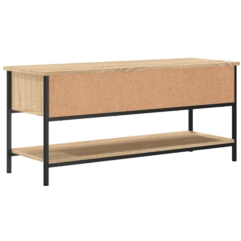 vidaXL 3 Shelf Sonoma Oak TV Cabinet Image 6