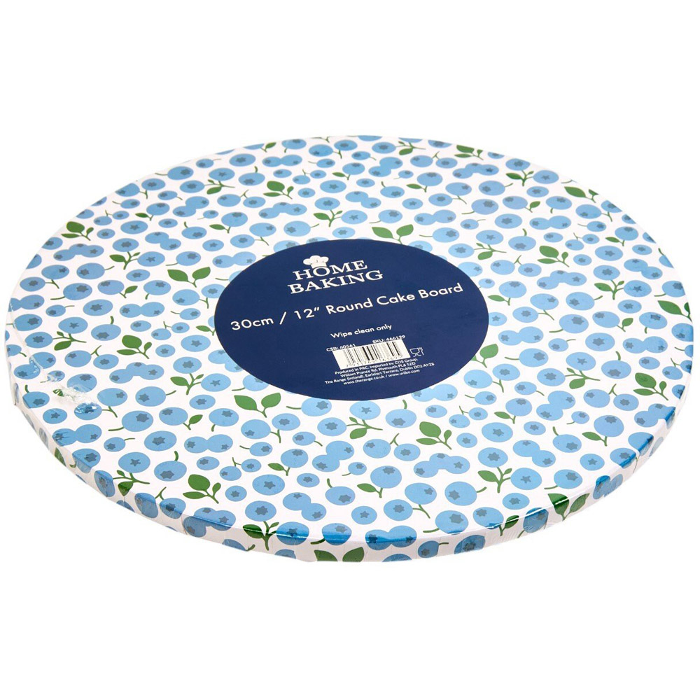 Blueberries Round Cake BoardBlue Image 3