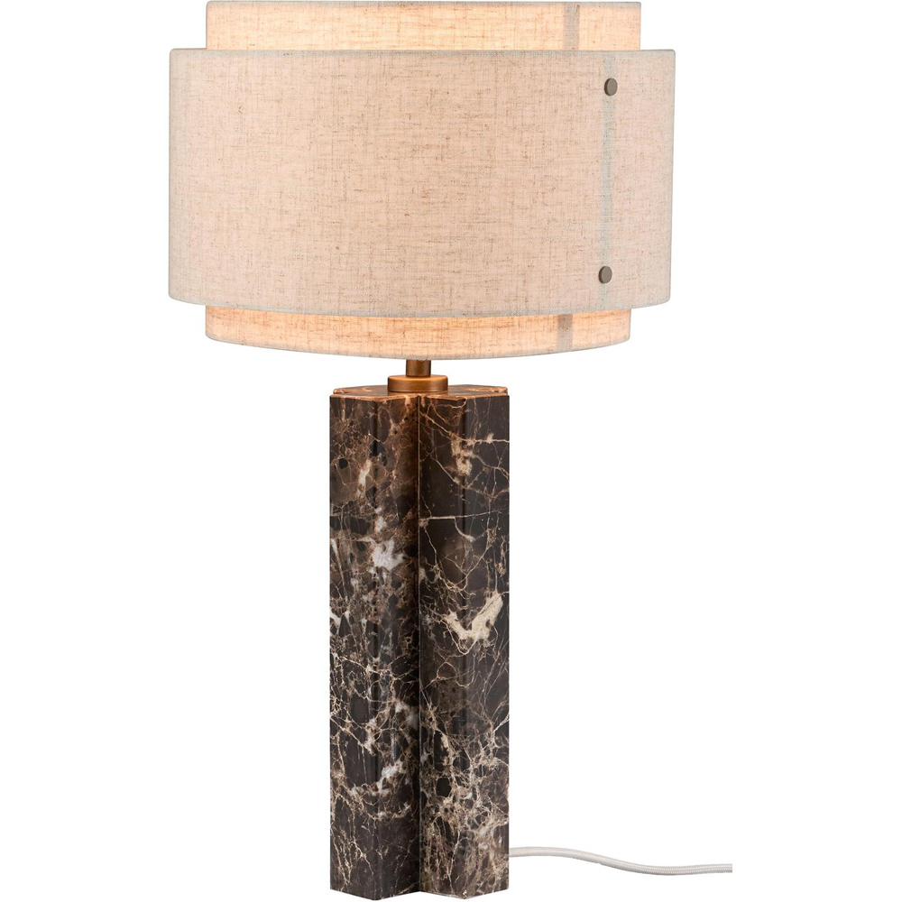 Nordlux Takai Beige Marble Table Lamp Image 3