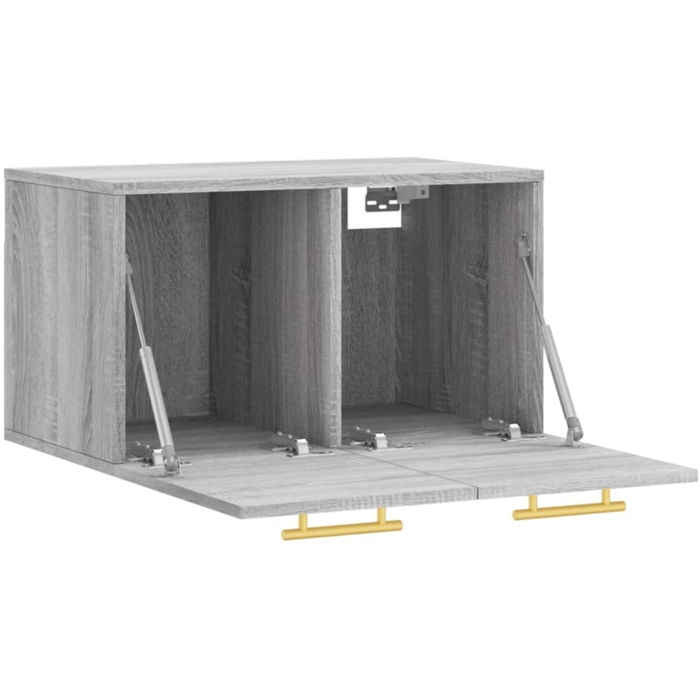 vidaXL Single Door Grey Sonoma Wall Mounted Cabinet Image 6