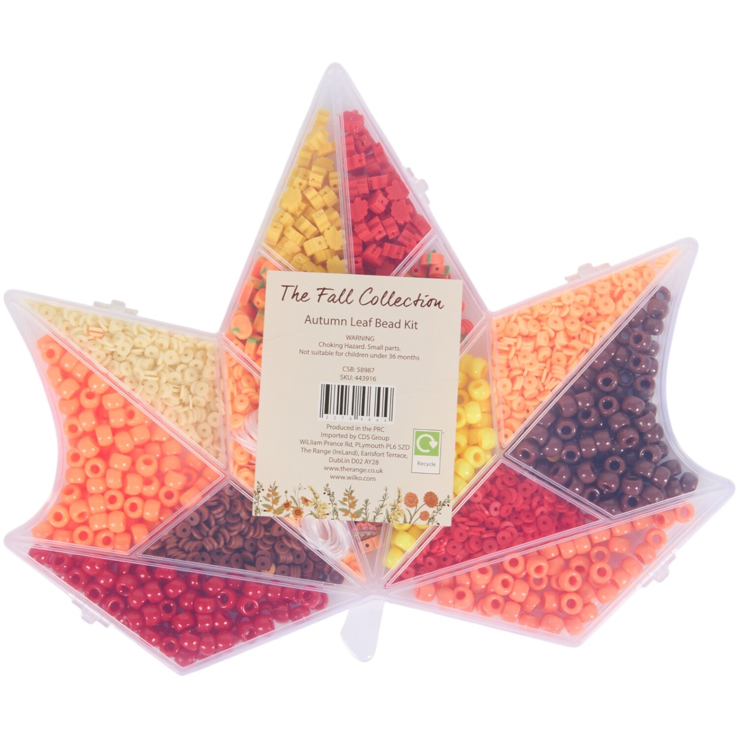 Autumn Leaf Bead Kit Multicolour Image 3