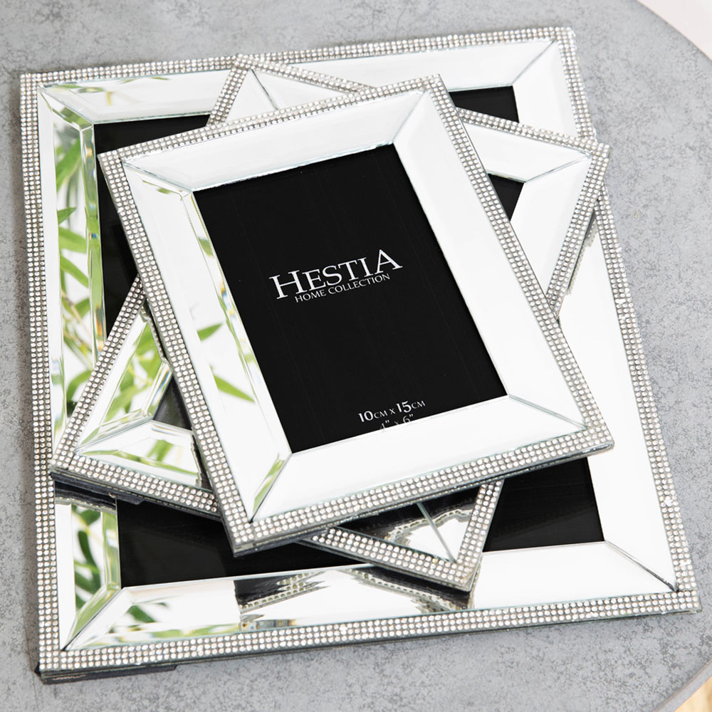 Hestia Mirror Glass Photo Frame 5 x 7inch Image 5