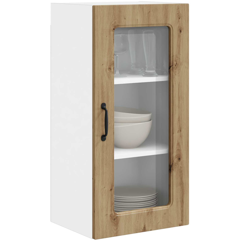 vidaXL Kalmar Single Door Artisan Oak Wall Kitchen Cabinet Image 3