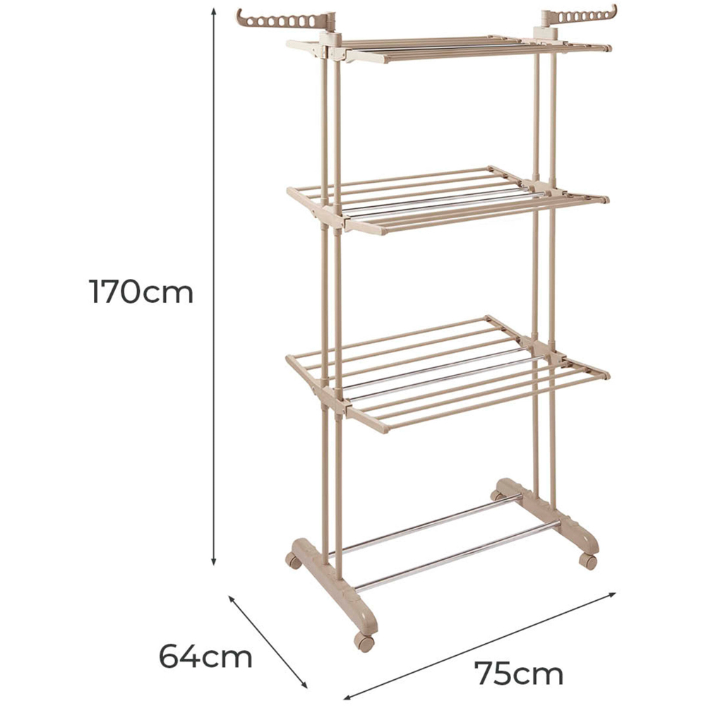 Tower Latte 3-Tier Garment Rack Airer Image 9