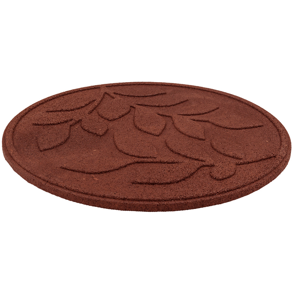 Nicoman Terracotta Leaves Reversible Garden Stepping Stone 46cm 4 Pack Image 5