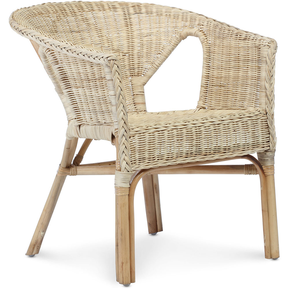 Desser Natural Wicker Loom Chair Image 2