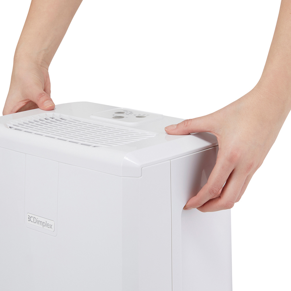 Dimplex EverDri White Dehumidifier with Electronic Humidistat and Timer 10L Image 2