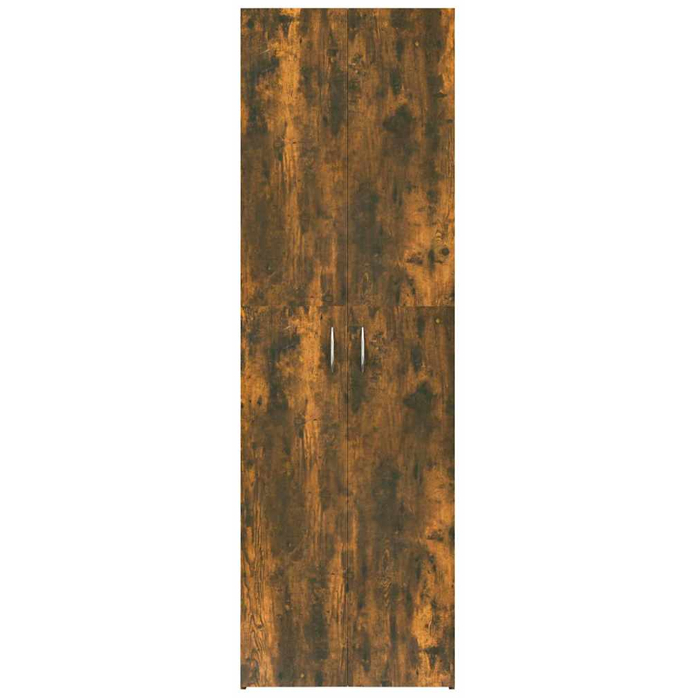 vidaXL 2 Door Smoked Oak Office Cabinet Image 5