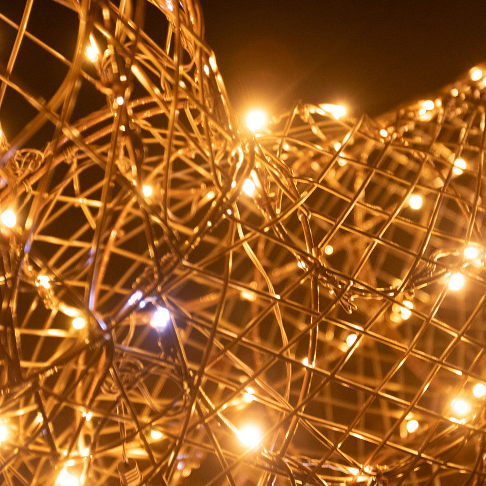 The Christmas Centre 350 LED Brown Weave Light-Up Grand Stag Reindeer 6.5ft Image 7