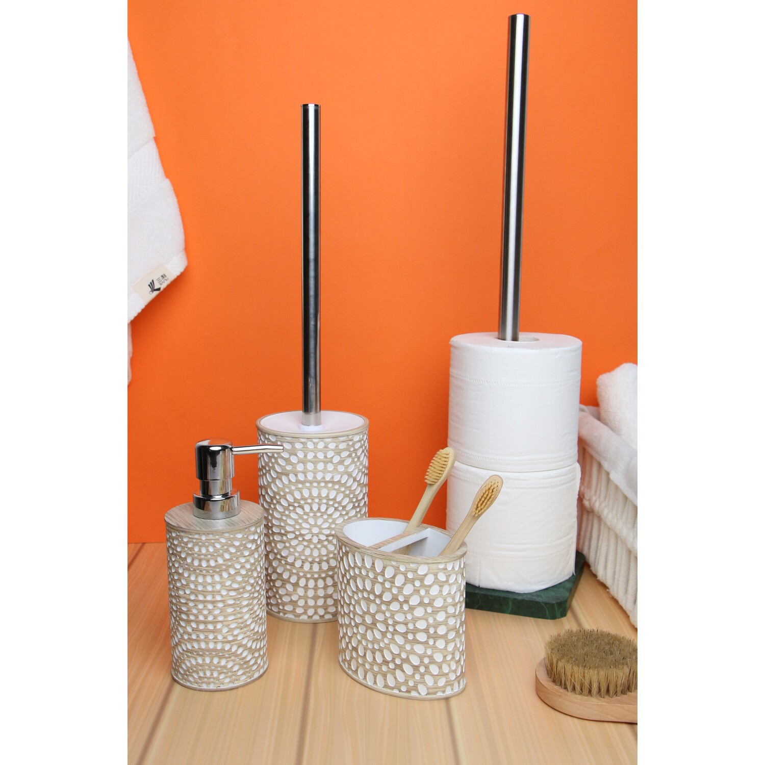 Boho Tooth Brush Holder - Natural Image 3