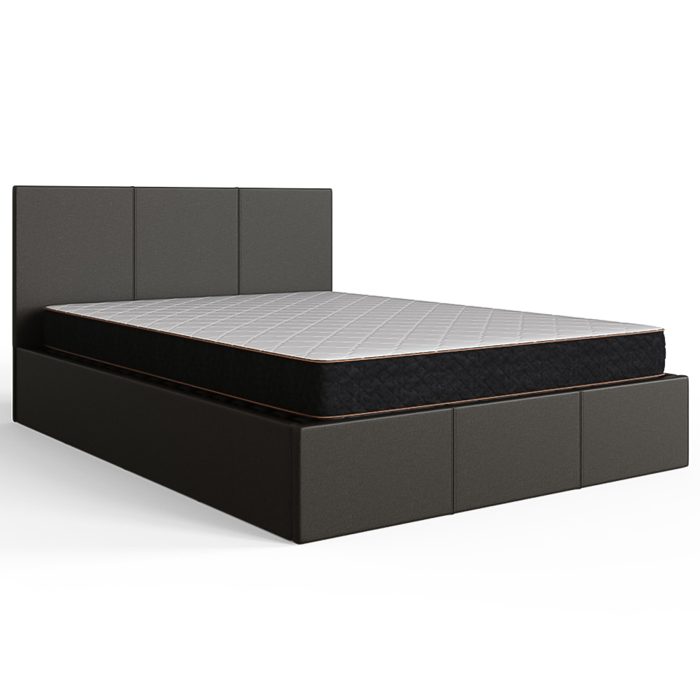 GFW Double Grey Side Lift Ottoman Bed Image 2