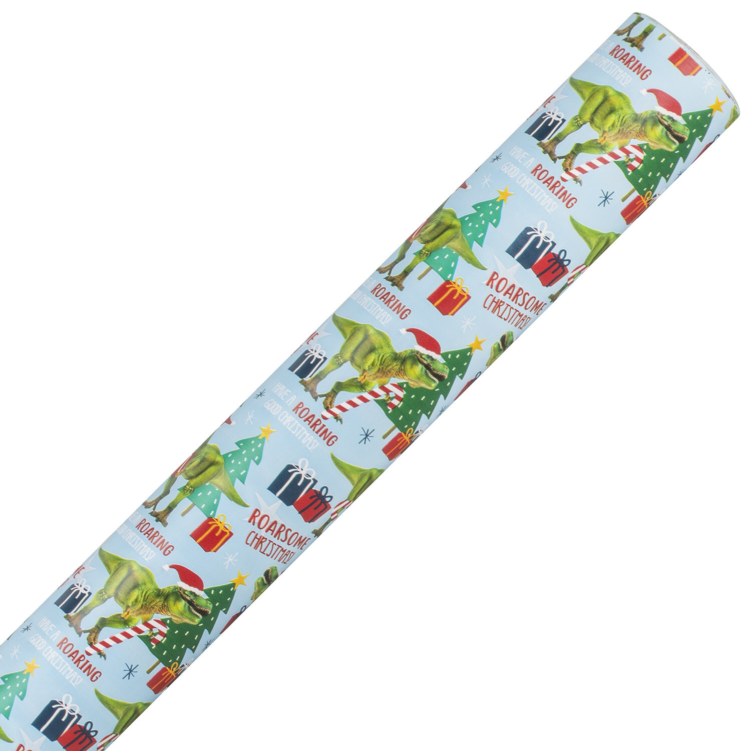 Dinosaur Christmas Wrapping Paper Wilko