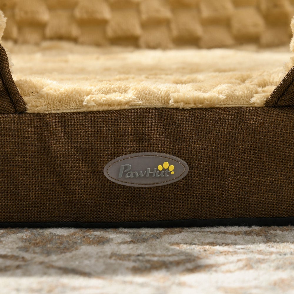 PawHut Brown Small Dog Bed Image 3