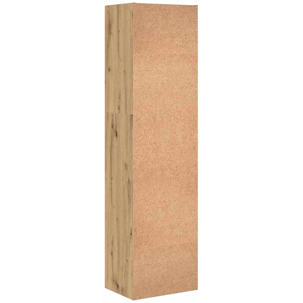 vidaXL 4 Shelf Artisian Oak Bookcase Image 7
