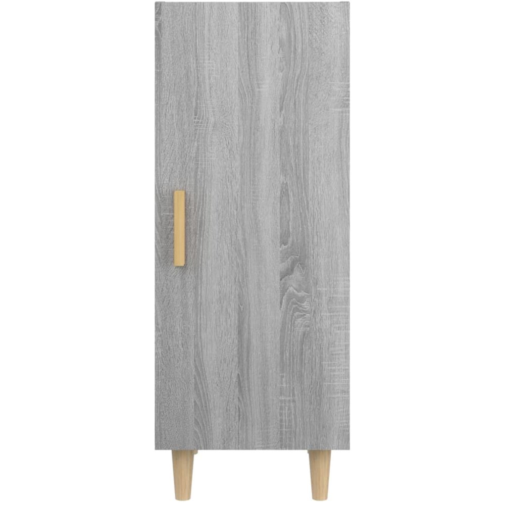 vidaXL Single Door Grey Sonoma Wooden Sideboard Image 6