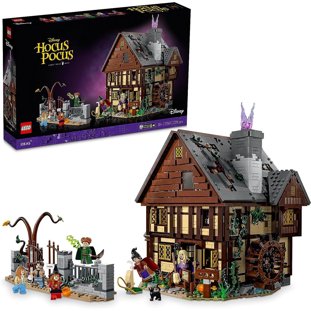 LEGO Disney Hocus Pocus The Sanderson Sisters Witches House Building Kit Image 2