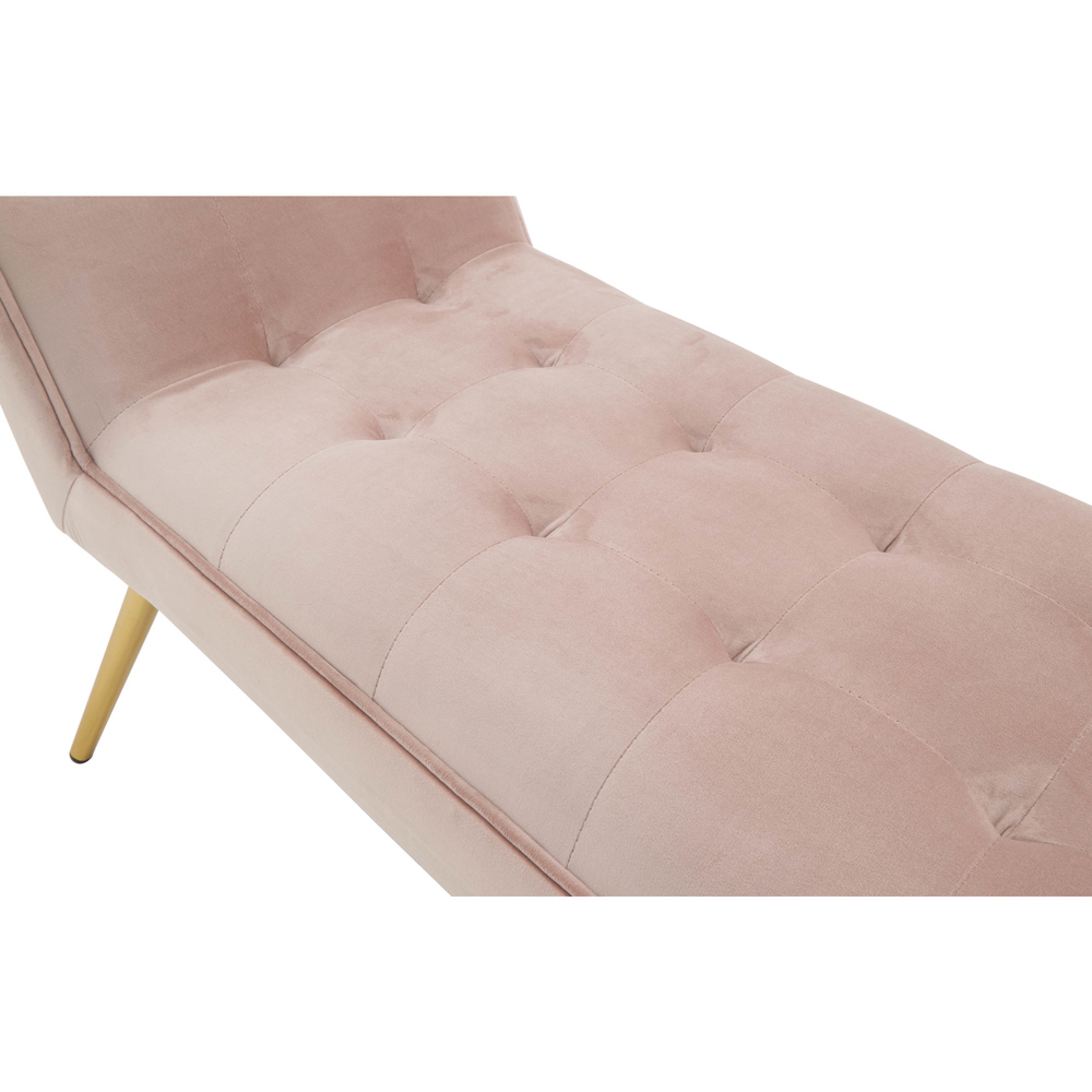 GFW Turin Blush Pink Upholstered Window Seat Image 5