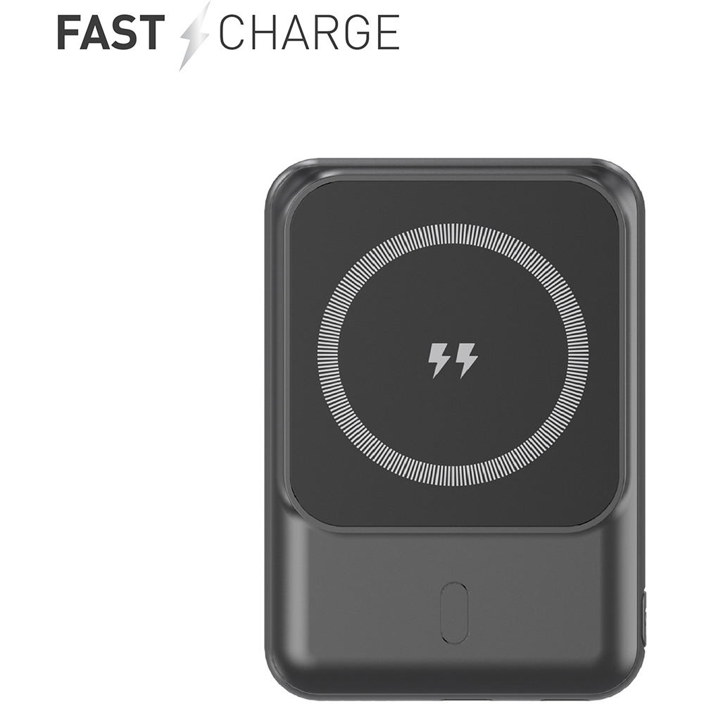 SilverLabel E71022265 Black MagSafe Magnetic Wireless Power Bank 5000mAh Image 5