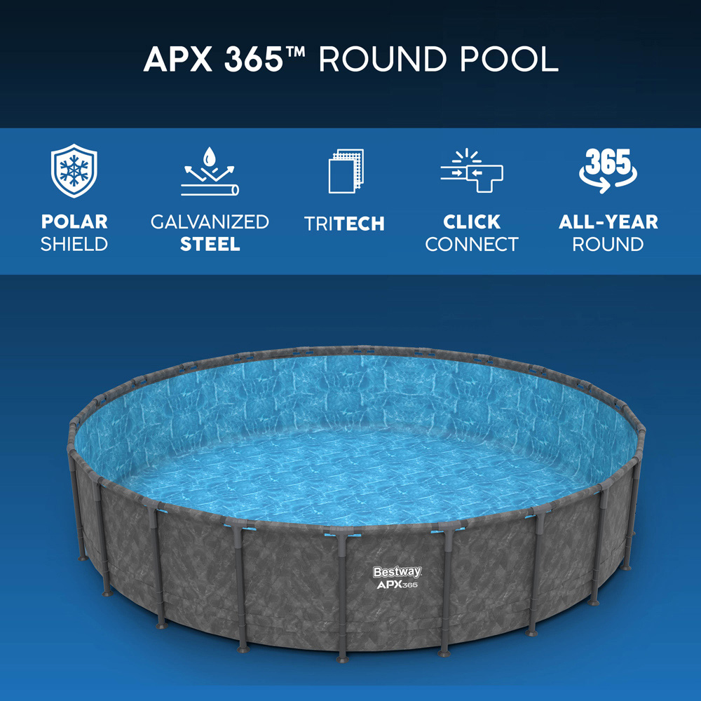 Bestway APX 365 Round Pool Set 20ft x 52 inch Image 7