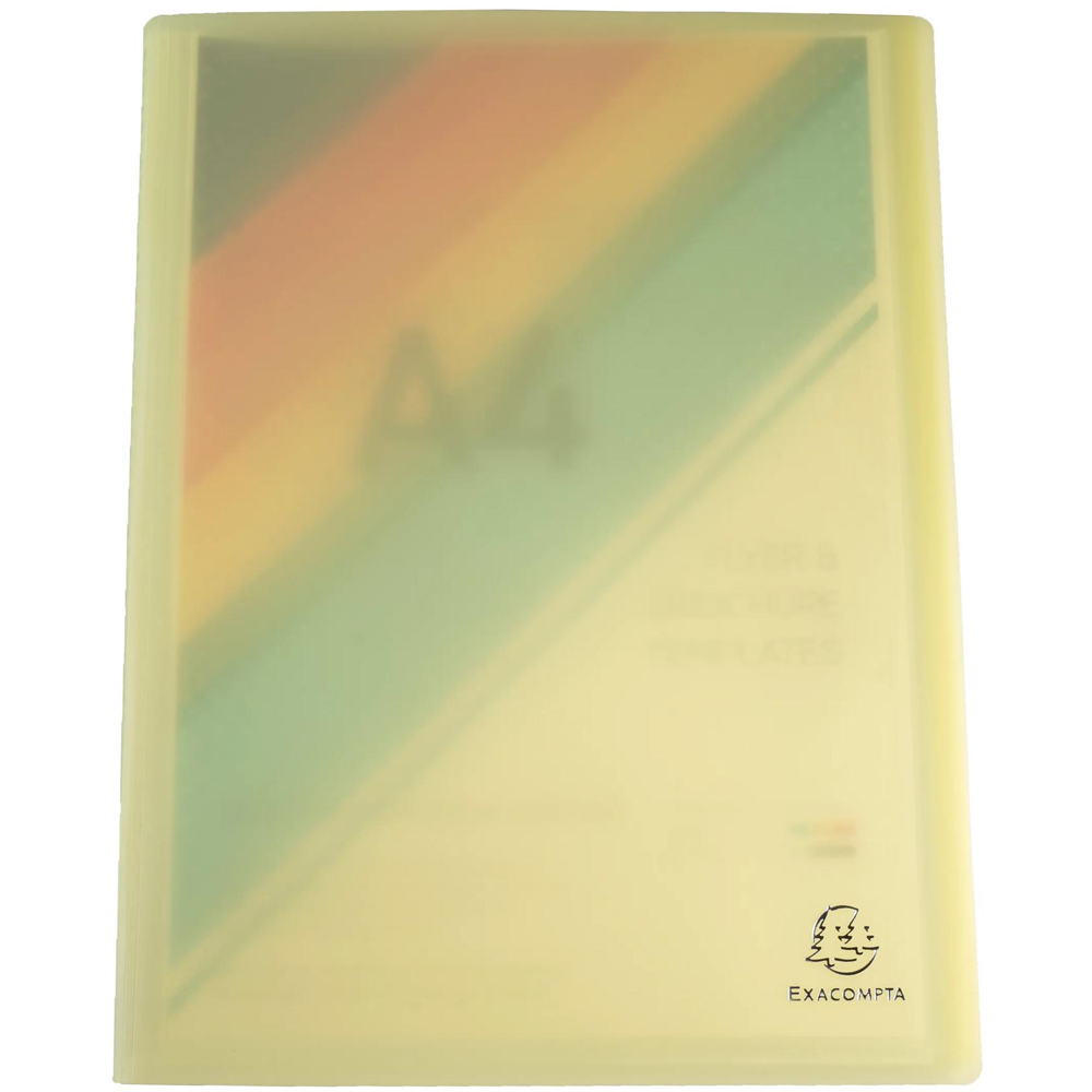 Exacompta A4 Multicolour Semi Rigid Display Book 60 Views 10 Pack Image 3