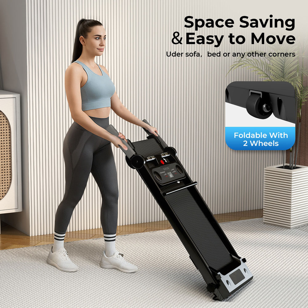 Traderight Centra Black Bluetooth Foldable Treadmill Image 6