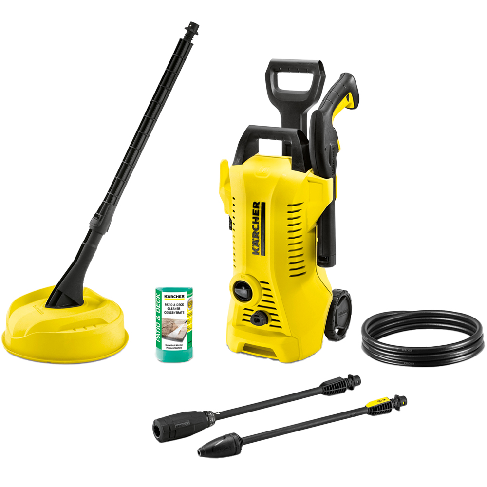 Karcher KAK2PCHOME K2 Power Control Pressure Washer with T150 Patio Cleaner 1400W Image 1