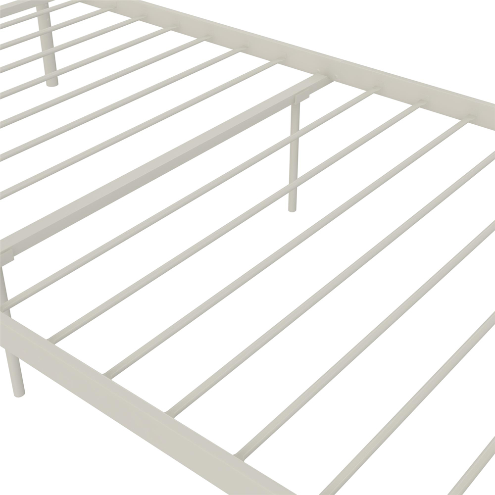 Dorel Jensen Single White Metal Bed Image 6