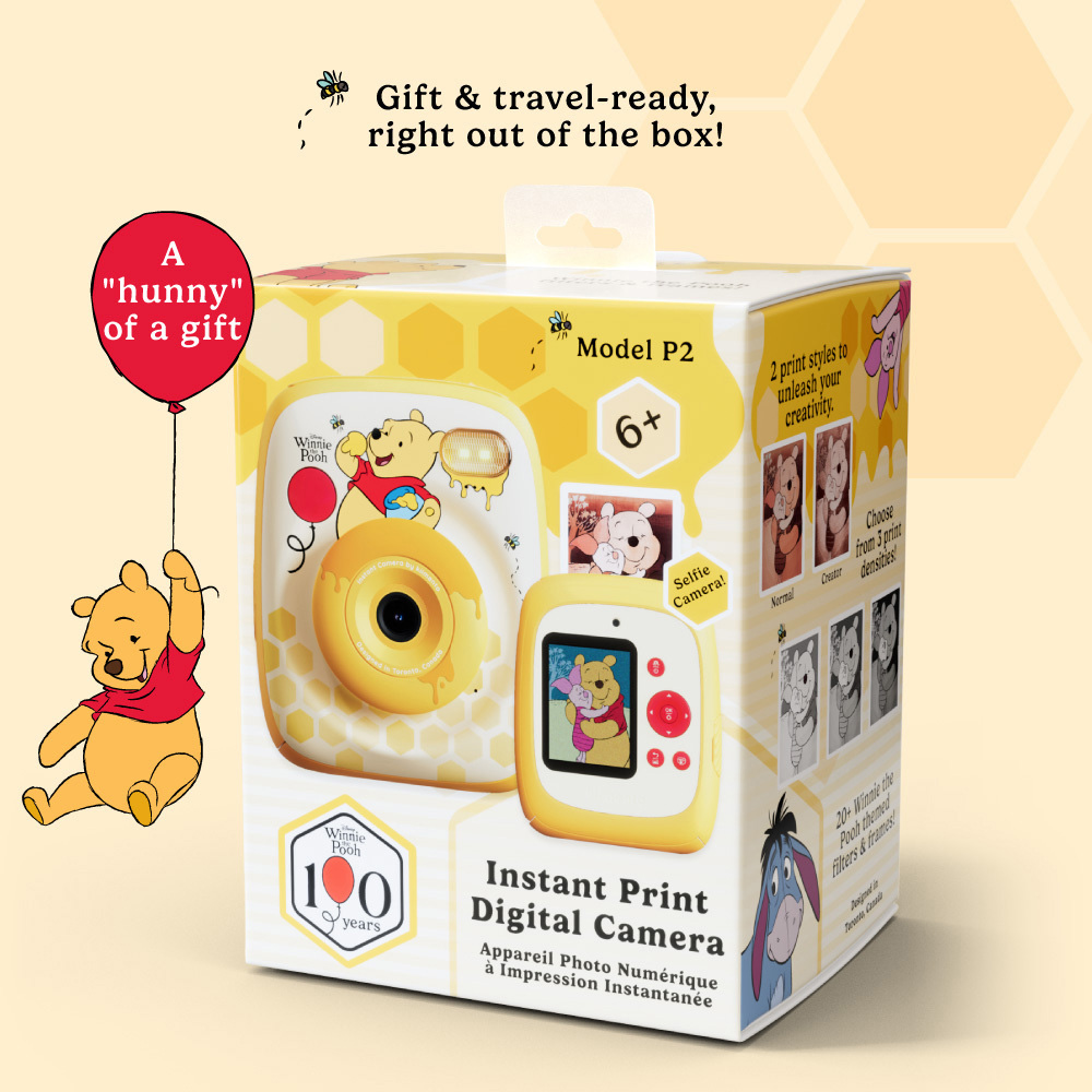 Kiimento Winnie the Pooh Kids Ink-Free Instant Print Digital Camera Image 5