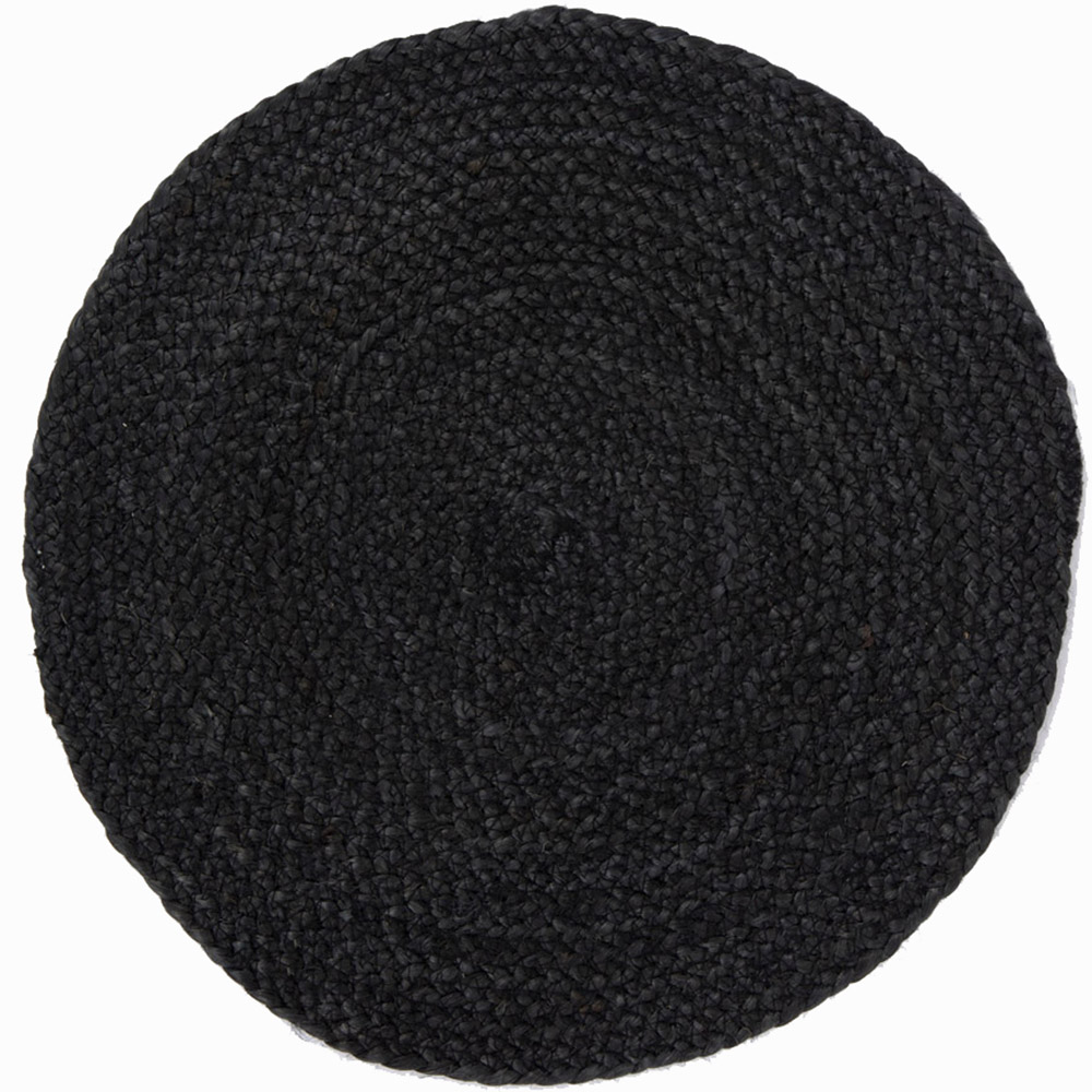 Ure Black Jute Placemats Set of 2 Image 1