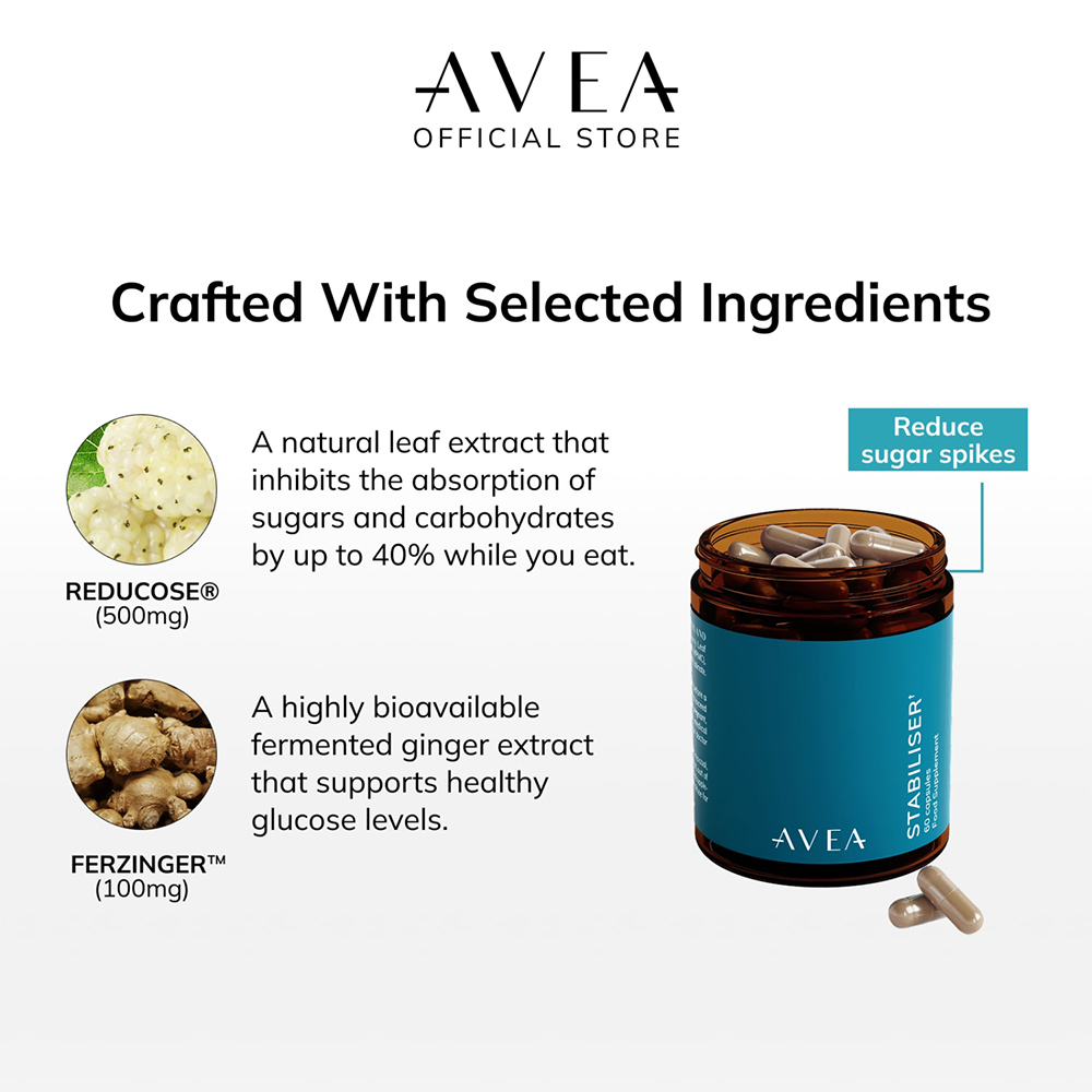 Avea Blood Sugar Stabiliser Capsules 60 Pack Image 6