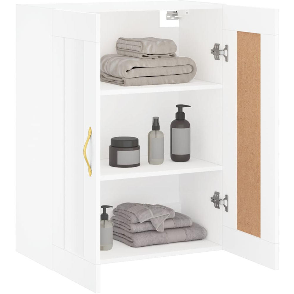 vidaXL 2 Door White Wall Mounted Cabinet Image 4
