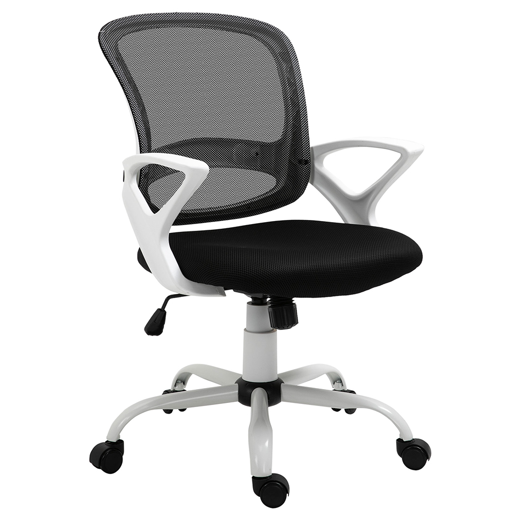 Portland Black Mesh Office Desk Chair Image 2