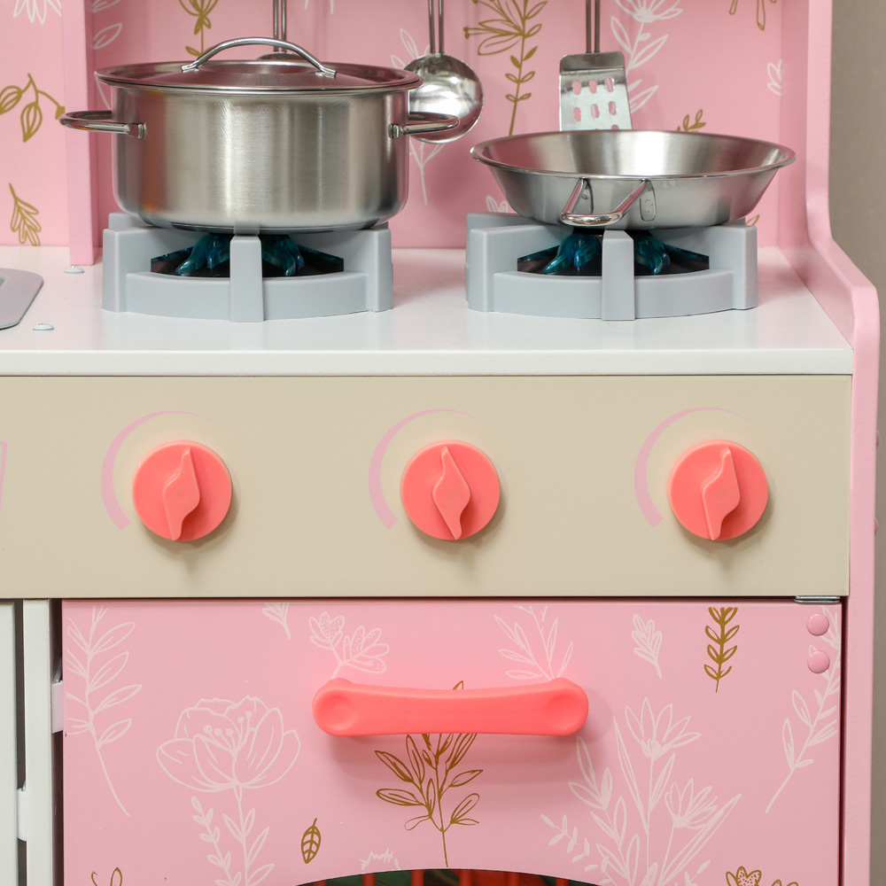 Tommy Toys Pink Kids Kitchen Playset Image 3