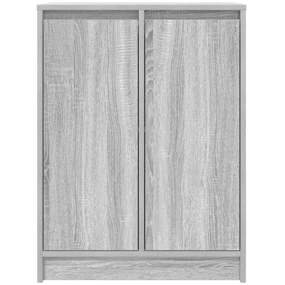 vidaXL 2 Door Grey Sonoma Wooden Sideboard Image 5