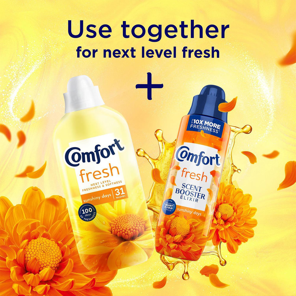 Comfort Fresh Sunshiny Days Liquid Scent Booster Elixir 460ml 8 Pack Image 5
