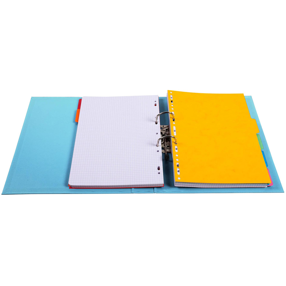 Exacompta PremTouch A4 Light Blue PVC Lever Arch File 10 Pack Image 3