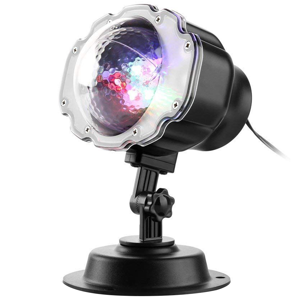 Shatchi LED Night Disco Party Rotating Spotlight Image 1