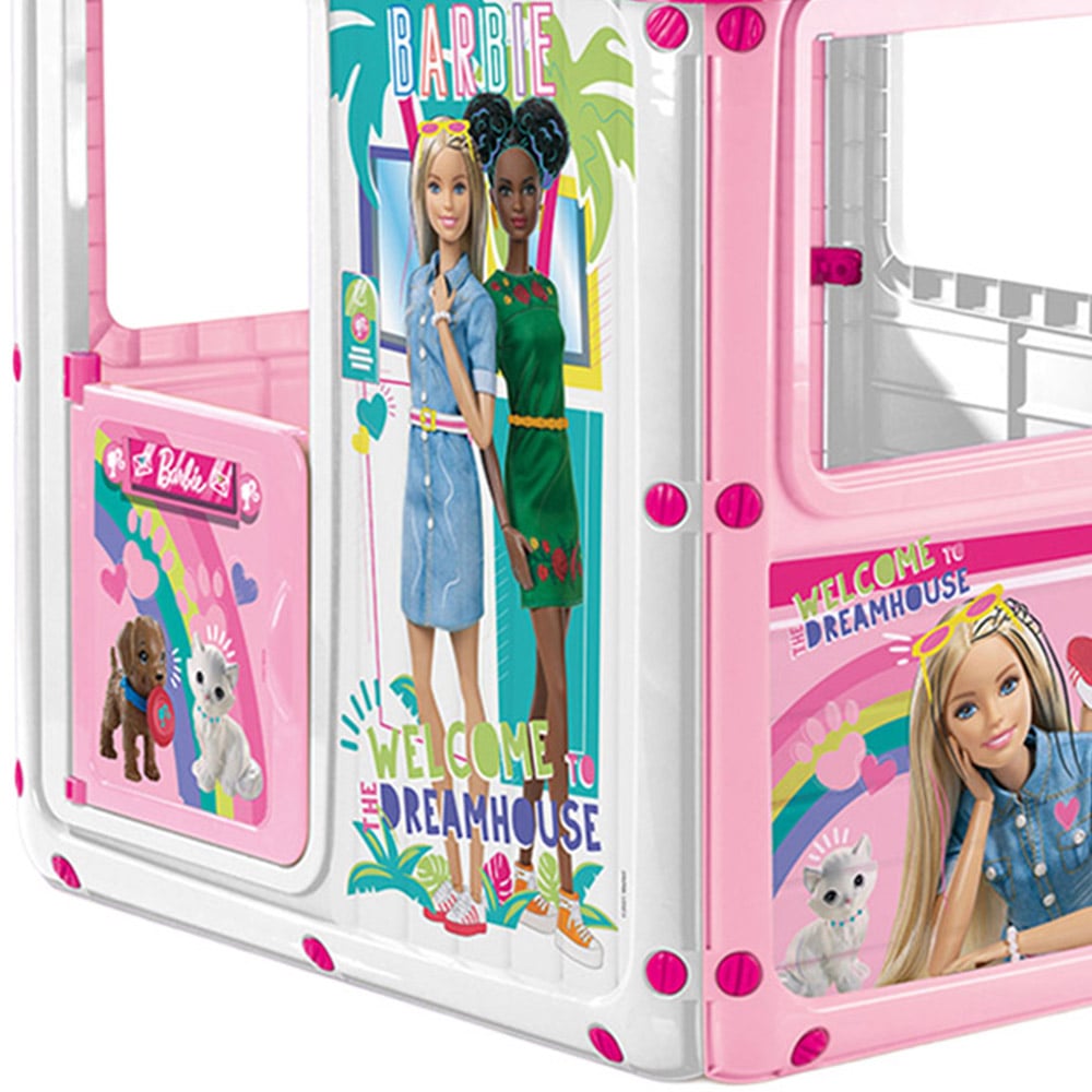 Dolu Kids Pink Licensed Barbie City House Toy Set Image 2