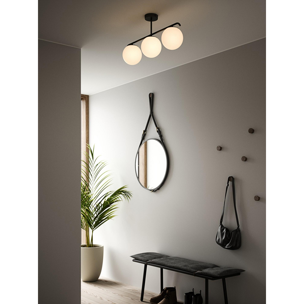 Nordlux Grant 3-Spot Black Ceiling Light Image 3
