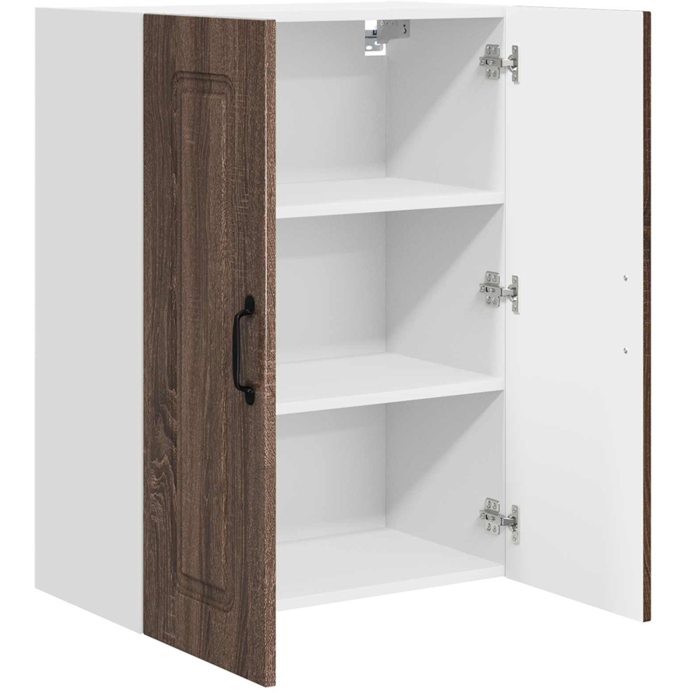 vidaXL Kalmar 2 Door Brown Oak Wall Kitchen Cabinet Image 5